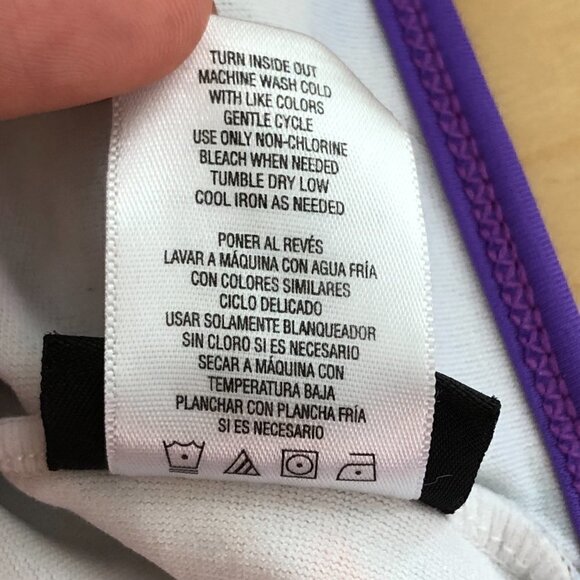 Joe Boxer One Piece Swimsuit - Peace Signs & Palm Trees - Picture 4 of 4